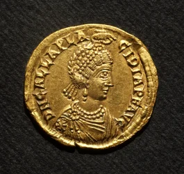 Solidus von Galla Placidia, 425-50